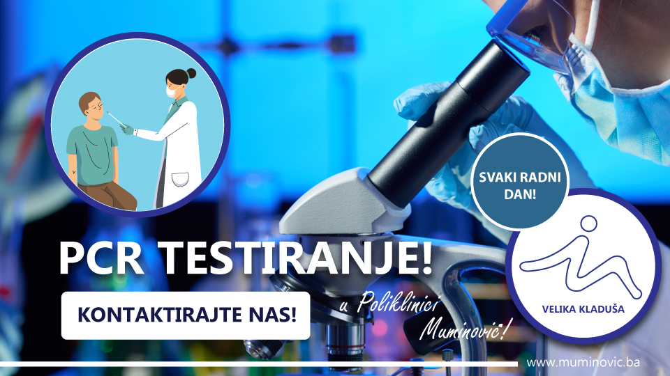 NOVO: PCR testiranje u Velikoj Kladuši! PCR test priznat u Republici Sloveniji!