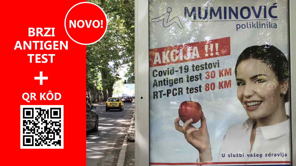 Poliklinika Muminović brzi antigen test i qr kôd